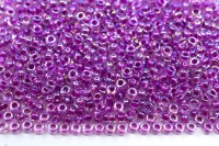 Бисер японский MIYUKI круглый 11/0 #0264 фиолетовый радужный, окрашенный изнутри, 10 грамм