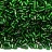 Бисер чешский PRECIOSA рубка (трубочка) 10/0 57120 зеленый, серебряная линия внутри, 50г - Бисер чешский PRECIOSA рубка (трубочка) 10/0 57120 зеленый, серебряная линия внутри, 50г
