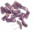Бусины Bow beads 3,5х15мм, два отверстия 0,8мм, цвет 02010/15726 лиловый, 729-002, около 10г (около 12шт) - Бусины Bow beads 3,5х15мм, два отверстия 0,8мм, цвет 02010/15726 лиловый, 729-002, около 10г (около 12шт)