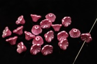 Бусина Flower 7х5мм, отверстие 0,8мм, цвет 02010/25008 розовый, пастель, 733-060, 20шт