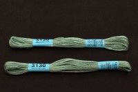 Мулине Gamma, цвет 3130 голубой, хлопок, 8м, 1шт