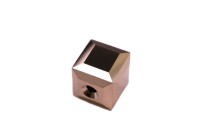 Бусина куб Swarovski 5601 #001 ROGB2 6мм Rose Gold B2x, 5601-6-001-823, 1шт