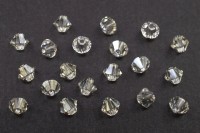 Бусина биконус Swarovski 5328 #001 SSHA 4мм Silver Shade, 5328-4-001-374, 20шт
