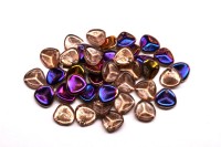 Бусины Rose Petal beads 8мм, отверстие 0,5мм, цвет 00030/29500 Crystal/Sliperit, 734-037, около 10г (около 50шт)