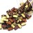 Бисер японский MIYUKI Half TILA #55046 Black California Gold Rush Matted, матовый непрозрачный, 5 грамм - Бисер японский MIYUKI Half TILA #55046 Black California Gold Rush Matted, матовый непрозрачный, 5 грамм