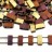Бисер японский MIYUKI Half TILA #55046 Black California Gold Rush Matted, матовый непрозрачный, 5 грамм - Бисер японский MIYUKI Half TILA #55046 Black California Gold Rush Matted, матовый непрозрачный, 5 грамм