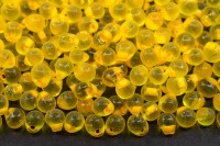 Бисер MIYUKI Drops 3,4мм #F26 желтый/абрикос, окрашенный изнутри, 10 грамм