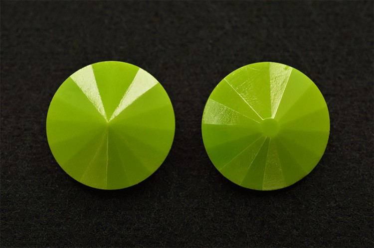 Риволи Matubo 12mm Czech Glass, цвет RV031 Opaque olive, 12-RV031, 1шт Риволи Matubo 12mm Czech Glass, цвет RV031 Opaque olive, 12-RV031, 1шт