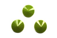 Риволи Matubo 12mm Czech Glass, цвет RV031 Opaque olive, 12-RV031, 1шт