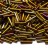 Бисер японский Miyuki Slender Bugle 1,3х6мм #0462 радужная бронза, металлизированный, 10 грамм - Бисер японский Miyuki Slender Bugle 1,3х6мм #0462 радужная бронза, металлизированный, 10 грамм