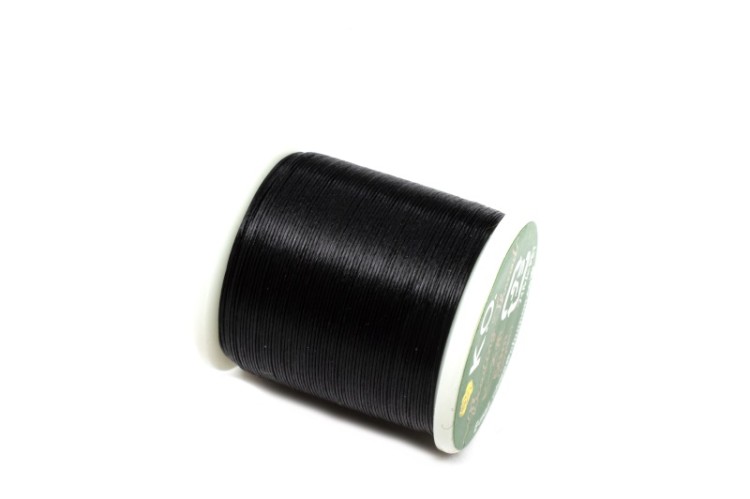 Нить для бисера K.O. Beading Thread, цвет 02BK черный, длина 50м, 100% нейлон, 1030-278, 1шт Нить для бисера K.O. Beading Thread, цвет 02BK черный, длина 50м, 100% нейлон, 1030-278, 1шт