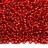Бисер японский TOHO круглый 15/0 #0025CF рубин матовый, серебряная линия внутри, 10 грамм - Бисер японский TOHO круглый 15/0 #0025CF рубин матовый, серебряная линия внутри, 10 грамм