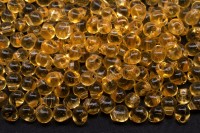 Бисер MIYUKI Drops 3,4мм #0132 светлый топаз, прозрачный, 10 грамм