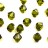 Бусины биконусы хрустальные 4мм, цвет OLIVINE, 746-079, 20шт - Бусины биконусы хрустальные 4мм, цвет OLIVINE, 746-079, 20шт