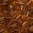 Бисер китайский Стеклярус размер 7мм, цвет 013 коричневый, 450г - Бисер китайский Стеклярус размер 7мм, цвет 013 коричневый, 450г
