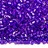 Бисер чешский PRECIOSA рубка 10/0 34057 фиолетовый, розовая линия внутри, 50г - Бисер чешский PRECIOSA рубка 10/0 34057 фиолетовый, розовая линия внутри, 50г
