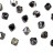 Бусина биконус Swarovski 5328 #001 SINI 4мм Silver Night, 5328-4-001-420, 20шт - Бусина биконус Swarovski 5328 #001 SINI 4мм Silver Night, 5328-4-001-420, 20шт