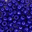Бисер японский TOHO круглый 3/0 #0048 синий, непрозрачный, 10 грамм - Бисер японский TOHO круглый 3/0 #0048 синий, непрозрачный, 10 грамм