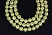 Жемчуг фактурный Preciosa, цвет 70453 светло-салатовый, 8мм, 726-073, 10шт