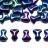 Бусины Tee beads 2х8мм, отверстие 0,5мм, цвет 23980/21435 синий ирис, 730-019, 10г (около 50шт) - Бусины Tee beads 2х8мм, отверстие 0,5мм, цвет 23980/21435 синий ирис, 730-019, 10г (около 50шт)
