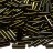Бисер японский Miyuki Slender Bugle 1,3х6мм #0458 коричневый ирис, металлизированный, 10 грамм - Бисер японский Miyuki Slender Bugle 1,3х6мм #0458 коричневый ирис, металлизированный, 10 грамм