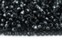 Бисер японский TOHO круглый 8/0 #0009BF серый, матовый прозрачный, 10 грамм
