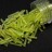 Бисер японский Miyuki Twisted Bugle 12мм #0258F chartreuse, матовый радужный прозрачный, 10 грамм - Бисер японский Miyuki Twisted Bugle 12мм #0258F chartreuse, матовый радужный прозрачный, 10 грамм