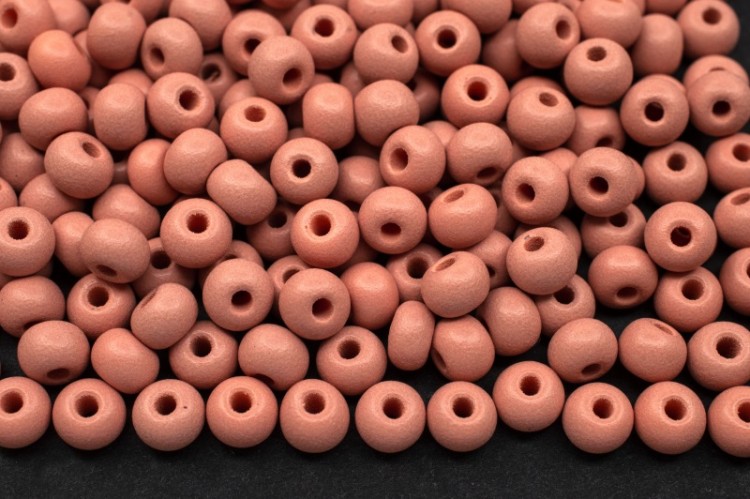 Бисер чешский PRECIOSA круглый 6/0 22m06 матовый пыльная роза, PermaLux, 50г Бисер чешский PRECIOSA круглый 6/0 22m06 матовый пыльная роза, PermaLux, 50г