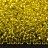 Бисер японский MIYUKI круглый 15/0 #0006 желтый, серебряная линия внутри, 10 грамм - Бисер японский MIYUKI круглый 15/0 #0006 желтый, серебряная линия внутри, 10 грамм