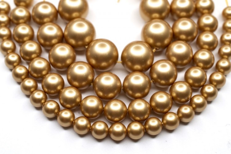 Жемчуг Swarovski 5810 #651 12мм Crystal Vintage Gold Pearl, 5810-12-651, 1шт Жемчуг Swarovski 5810 #651 12мм Crystal Vintage Gold Pearl, 5810-12-651, 1шт