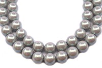 Жемчуг Preciosa Maxima, цвет pearlescent grey, 8мм, 704-022, 10шт