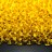 Бисер чешский PRECIOSA Фарфаль 2х4мм, 38986 желтый, белая линия внутри, 50г - Бисер чешский PRECIOSA Фарфаль 2х4мм, 38986 желтый, белая линия внутри, 50г