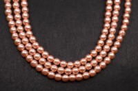 Жемчуг Preciosa, цвет 70474 розово-бежевый, 3мм, 10шт