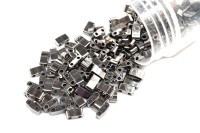Бисер японский MIYUKI Half TILA #55036 Black Full Chrome, непрозрачный, 5 грамм