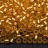 Бисер японский MIYUKI круглый 8/0 #0003F золотой, матовый, серебряная линия внутри, 10 грамм - Бисер японский MIYUKI круглый 8/0 #0003F золотой, матовый, серебряная линия внутри, 10 грамм