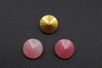 Риволи Matubo 12mm Czech Glass, цвет RV029 Pink opal, 12-RV029, 1шт