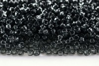 Бисер японский TOHO круглый 8/0 #0009B серый, прозрачный, 10 грамм