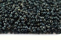 Бисер японский TOHO круглый 11/0 #Y302F черный матовый, hybrid Пикассо, 10 грамм