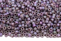 Бисер японский MIYUKI Delica цилиндр 11/0 DB-1065 глициния, матовый металлизированный, 5 грамм