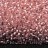 Бисер чешский PRECIOSA круглый 10/0 38298 прозрачный, розовая жемчужная линия внутри, 20 грамм - Бисер чешский PRECIOSA круглый 10/0 38298 прозрачный, розовая жемчужная линия внутри, 20 грамм