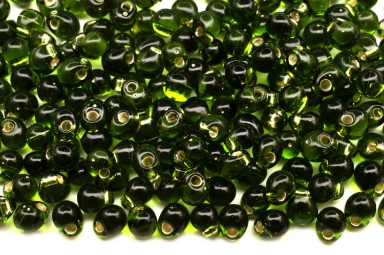 Бисер MIYUKI Drops 3,4мм #0026 оливка, серебряная линия внутри, 10 грамм Бисер MIYUKI Drops 3,4мм #0026 оливка, серебряная линия внутри, 10 грамм