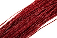 Шнур сутажный 1,9мм, цвет красный №313010 с метанитью, 1 метр