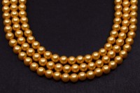 Жемчуг Preciosa, цвет 70585 матовый желтый, 6мм, 10шт