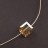 Бусина куб Swarovski 5601 #001 GSHAB 8мм Golden Shadow B, 5601-8-001-250, 1шт - Бусина куб Swarovski 5601 #001 GSHAB 8мм Golden Shadow B, 5601-8-001-250, 1шт