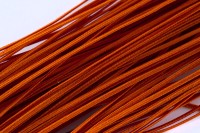 Шнур сутажный 2,5мм, цвет оранжевый №245023, 1 метр
