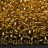 Бисер японский MIYUKI круглый 8/0 #0003 золотой, серебряная линия внутри, 10 грамм - Бисер японский MIYUKI круглый 8/0 #0003 золотой, серебряная линия внутри, 10 грамм