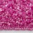Бисер японский MATSUNO рубка 11/0 2CUT 207/9, цвет прозрачный, розовая линия внутри, 10г - Бисер японский MATSUNO рубка 11/0 2CUT 207, цвет прозрачный, розовая линия внутри, 10г