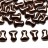 Бусины Tee beads 2х8мм, отверстие 0,5мм, цвет 23980/15726 черный/Вега, 730-011, 10г (около 50шт) - Бусины Tee beads 2х8мм, отверстие 0,5мм, цвет 23980/15726 черный/Вега, 730-011, 10г (около 50шт)