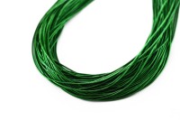 Канитель гладкая 1,0мм, цвет зеленый, 49-037, 5г (около 2,8м)