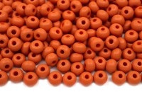 Бисер чешский PRECIOSA круглый 6/0 22m04 матовый коралловый, PermaLux, 50г